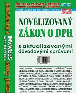 Zákony, zbierky zákonov Novelizovaný zákon o DPH 3/2025