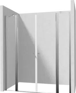 Sprchovacie kúty DEANTE/S - Sprchové dvere dvojité výklopné 80x80 KTSU042P+KTSU042P KERRIA/0029