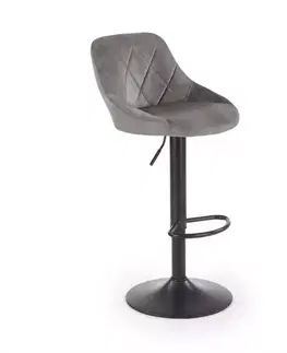 Barové stoličky Barová Stolička H-101 Šedá