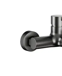 Kúpeľňové batérie KFA - Batéria Moza vaňová, stenová, PVD gunmetal sivá 5034-010-61