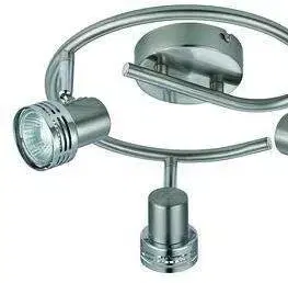 Stropná svetla Stropné svietidlo 3x50W GU10 chróm Metro Spirala