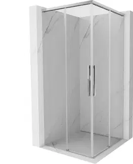 Sprchovacie kúty MEXEN/S - Rox Duo sprchovací kút posuvný 85 x 85, transparent, chróm 8C2D-085-085-01-00