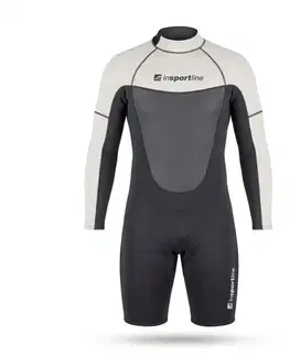 Neoprény Pánsky neoprénový komplet s dlhým rukávom inSPORTline Tragurion čierno-šedá - S