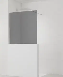 Sprchové dvere Sprchová zástena SAT Walk-in 90x100 cm na zníženú priečku chróm SATBWIS90KSPR SATBWIS90KSPR