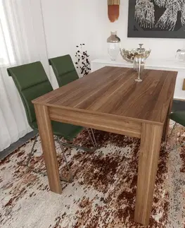 Jedálenské stoly Jedálenský stôl Single 120 - Walnut