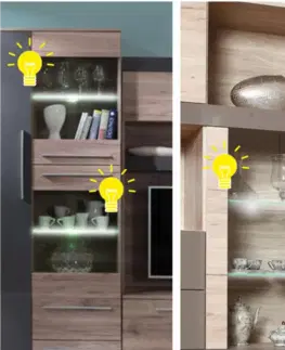 LED osvětlení LED osvetlenie do obývacích stien ASSOR, KORINA, MELEK Tempo Kondela