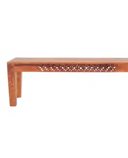 Jedálenské zostavy Lavica Mira 140x40 indický masív palisander