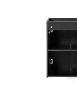 Kúpeľňový nábytok Comad Nova Black skrinka 50x39x57 cm čierna NOVA BLACK D2 82-50-2D