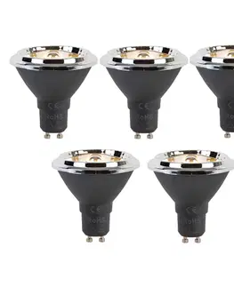 LED osvetlenie Sada 5 stmievateľných LED žiaroviek GU10 AR70 6W 450lm 2700K
