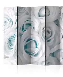 Paravány Paraván Satin Rose (Turquoise) Dekorhome