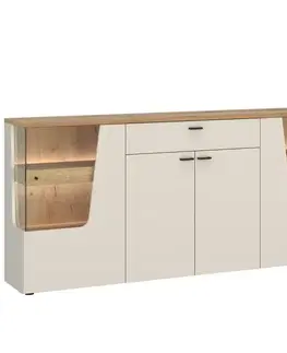 Komody do spálne Komoda Cut Out CTUK02 U118 4D1S kašmír