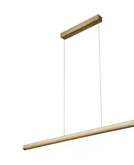 Svietidlá  LED Luster na lanku LED/22W/230V 4000K 120 cm jaseň/masív WRL0521