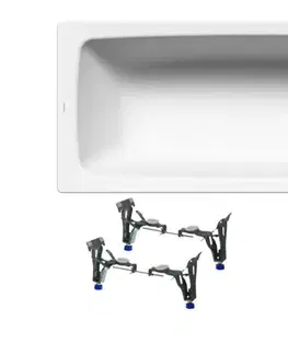 Vane Obdélníková vana Kaldewei Cayono 170x70 cm smaltovaná ocel levá i pravá KWB749 KWB749