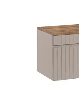 Nábytok ArtCom Kúpeľňová skrinka s doskou ICONIC Cashmere D60/1 | 60 cm