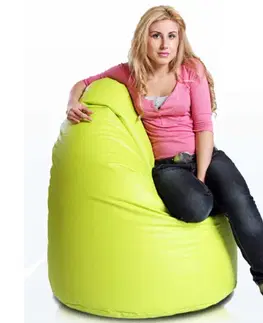Sedacie vaky a kocky Sedací vak hruška Sako XL polyester TiaHome - tyrkysová