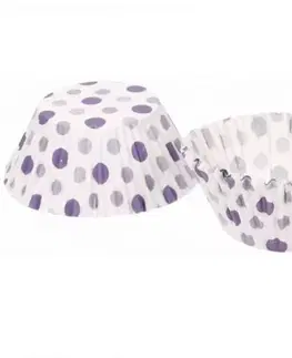 Dekorácie na tortu Kinekus Košíky na muffiny papierové, priemer 8cm, BG-225, sada 80ks