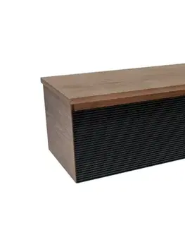 Kúpeľňový nábytok Koupelnová skříňka s krycí deskou Naturel Monza 119x30x45 cm ořech mat MONZA120BN MONZA120BN
