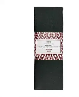Bytový textil Napínacia plachta Mono bavlna antracit 140x200 + 25 Merkury Home