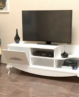 Konferenčné stolíky Televízny stolík Sultan White