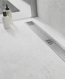 Sprchovacie kúty MEXEN/S - Flat 360 ° M33 odtokový žľab otočný 100, nerez 1033100-40