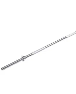 Osy k činkám Vzpieračská tyč inSPORTline Welerty rovná 180cm/30mm • so závitom a objímkami
