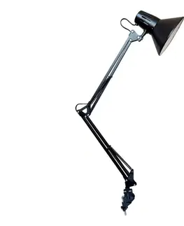 Lampy Osram - Stolná lampa s uchytením PANAN 1xE27/11W/230V čierna 4099854475740
