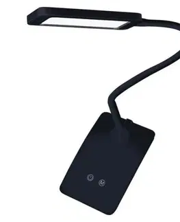 Stolné lampy EMOS Lampa stolná LED EDDY 6W, čierna