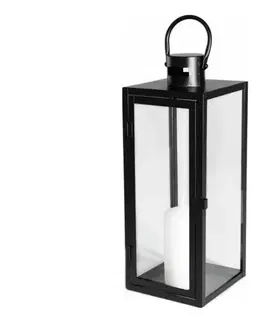 Taburetky Estilo Home Dekoratívna lucerna TOWER 63 cm čierna 5905623250946