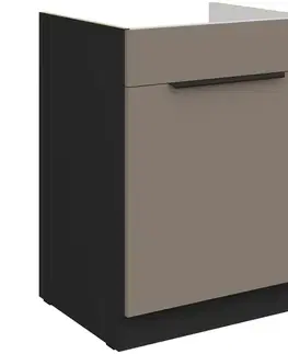 Kuchynské skrinky stojace Kuchynská skrinka Aria-Ta/Bl Anti Fingerprint 60zl 1s Bb