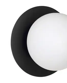 Svietidlá EMIBIG Nástenné svietidlo MINERVA 1xE14/10W/230V čierna 612/K1