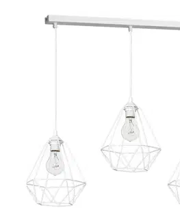 Svietidlá  Závesné svietidlo BASKET 3xE27/60W/230V biela 7213
