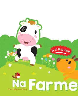 Leporelá, krabičky, puzzle knihy Ohmatkaj a počúvaj: Na Farme