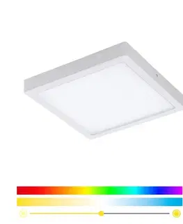 Svietidlá Eglo 33209 - LED RGBW stmievateľné stropné svietidlo FUEVA-C LED/21W/230V 30x30 cm biela 33209