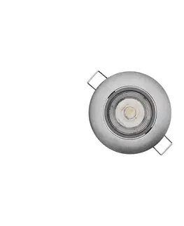 LED osvetlenie  Zabudovateľné svietidlo EXCLUSIVE LED/5W/230V 3000 K strieborné ZD3221