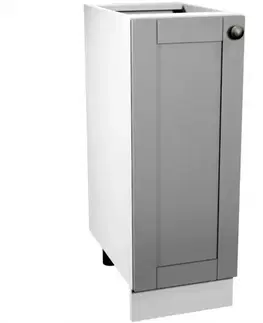 Kuchynské skrinky stojace Kuchynská skrinka Linea D30 grey
