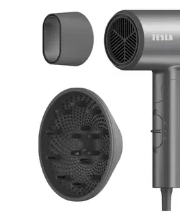 Predlžovacie káble TESLA Electronics MyCare - Skladací sušič vlasov 1800W/230V šedý HDMTEAF02