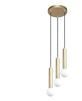 Svietidlá  PND-33574-3-GD - Luster na lanku FILANO 3xG9/5W/230V zlatý PND-33574-3-GD