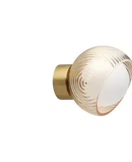 Svietidlá Ideal Lux - LED nástenné svietidlo BLOOM 1xG9/3W/230V zlatá/dymovo-béžová 366531