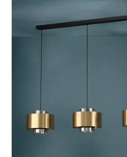 Svietidlá Eglo 390067 - Luster na lanku DUGLIA 3xE27/40W/230V zlatá 390067