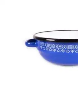 Misy a misky Kinekus Misa sedliacka smaltovaná 24cm, dekor Čičmany