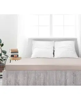 Plachty 4Home jersey prestieradlo Ideál kávová, 70 x 140 cm