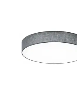 Svietidlá Trio - LED stmievateľné stropné svietidlo LUGANO LED/22W/230V 3000K pr. 40 cm sivé 621912411