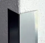 Ochranné rohové lišty Nerezový ochranný roh (nevŕtaný) Leštěný nerez