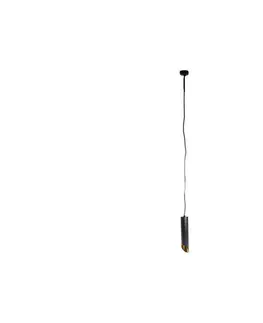 Svietidlá  Luster na lanku VALDA 1xGU10/60W/230V 132 cm čierna SKU006960