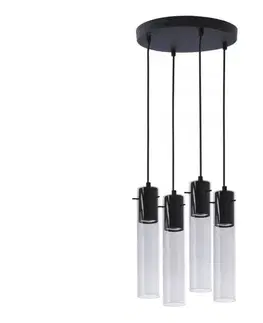 Svietidlá  Luster na lanku LOOK GRAPHITE 4xGU10/50W/230V 3259