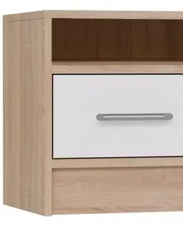 Všetky produkty Nočný stolík Smart SR7 dub sonoma/biela