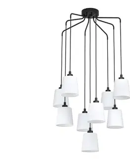 Svietidlá Eglo 39738 - Luster na lanku BERNABETTA 9xE27/40W/230V biela 39738