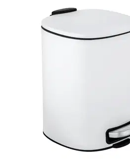 Svietidlá WENKO 24779100 - Kôš ALASSIO 20,5x27 cm biela/čierna 24779100