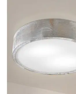 Svietidlá BRILAGI - Stropné svietidlo PINO 2xE27/15W/230V borovicové/strieborné priemer 37,5 cm LD-PD-6.2