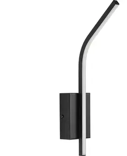Svietidlá Rabalux 75088 - LED kúpeľňové nástenné svietidlo TILMANN 10W/230V 4000K IP44 čierna 75088